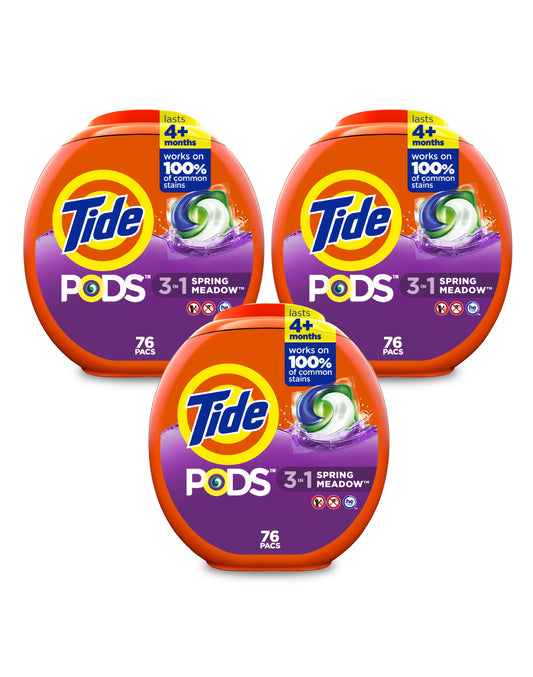 Tide Pods Detergente en capsulas 3 x 76 unid